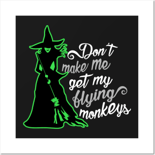 Wicked Witch Flying Monkeys Posters and Art